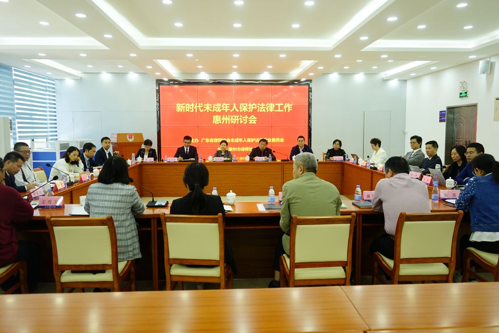省律协、市律协邀请多部门召开“新时代未成年人保护法律工作惠州交流研讨会”