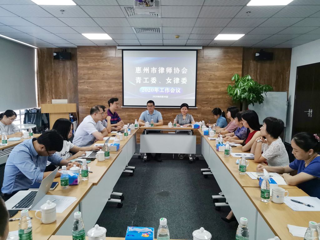 惠州市律师协会青工委、女律委召开2020年工作会议
